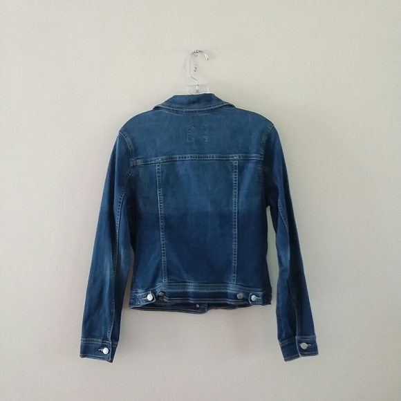 OLD NAVY Women’s Long Sleeve Denim Jean Jacket M - Picture 5 of 8